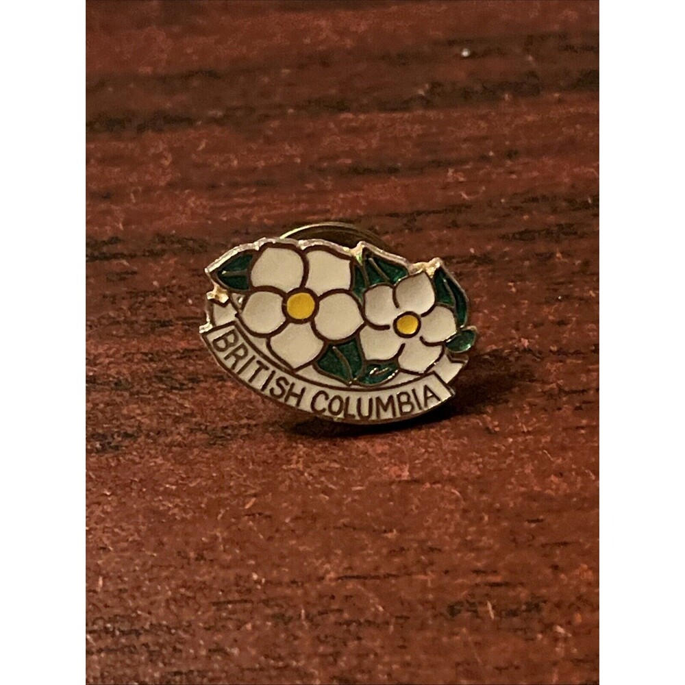 British Columbia Canada Flower Lapel‎ Hat Pin